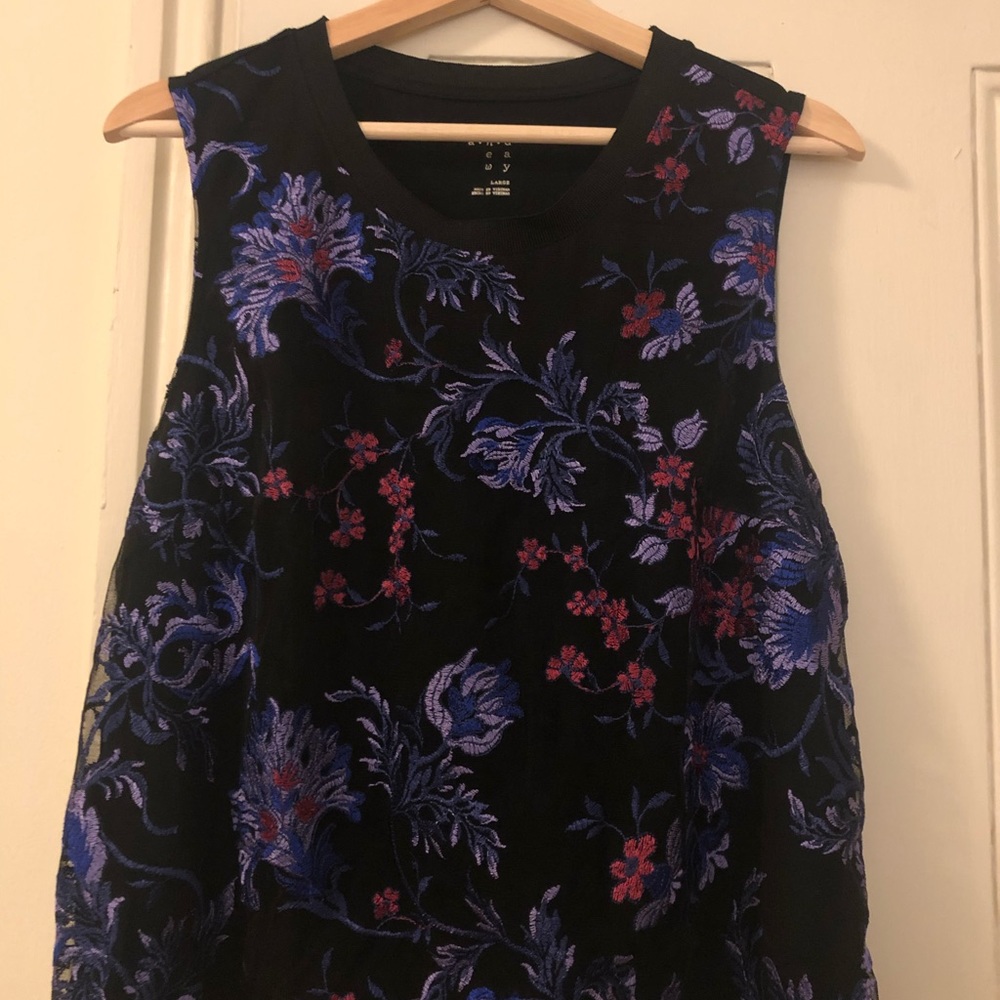 Floral tank top